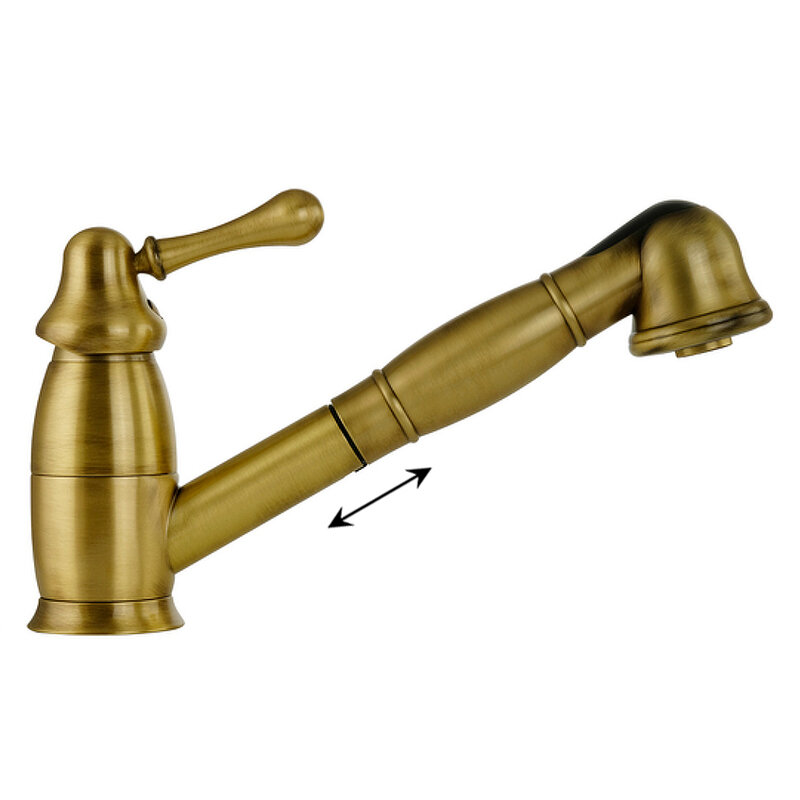 Изображение товара Смеситель Migliore Maya 18193 для кухни - бронза, однорычажный, 23 см