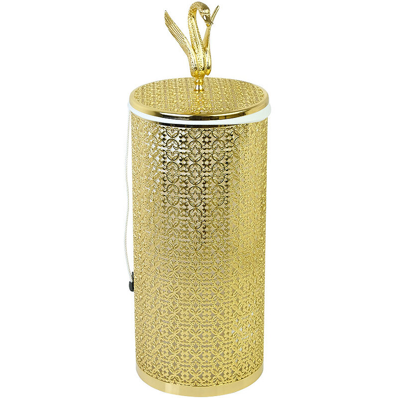 Изображение товара Корзина для мусора Migliore Luxor 26167 с ажурным дизайном 22 л золото