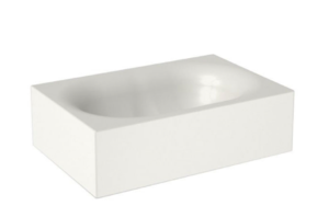 Изображение товара Раковина Hatria Valley Y1GD01, 60 см, накладная, белая из фаянса