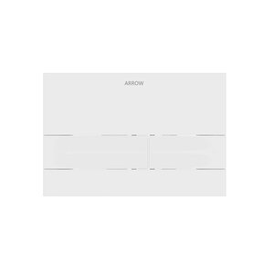 Изображение товара Клавиша смыва Arrow ABM003A, механическая, цвет белый