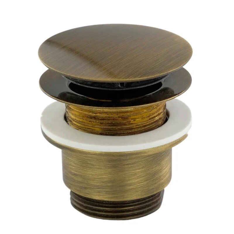 Изображение товара Донный клапан Migliore Ricambi 17947 бронза без перелива клик-клак для раковины