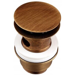 Изображение товара Донный клапан Migliore Ricambi 17946 (ML.RIC-10.106.BR) с переливом, клик-клак, бронза