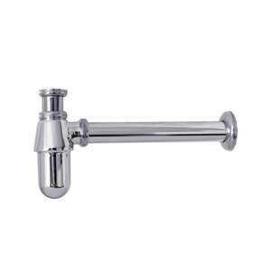 Изображение товара Сифон для раковины Migliore Ricambi 17926 хром нержавеющая сталь 29 см