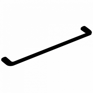 Изображение товара Полотенцедержатель Colombo Design Trenta B3010.NM, 49 см, черный матовый