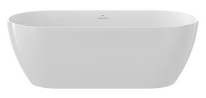 Изображение товара Ванна акриловая Ravak Freedom O TEC CD81000000, 170 x 77 см, отдельностоящая, белая, слив-перелив черный