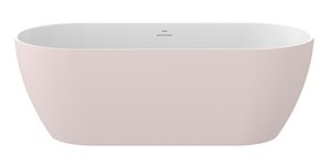 Изображение товара Ванна акриловая Ravak Freedom O TEC CD41600000, 170 x 77 см, отдельностоящая, розовая, слив-перелив белый