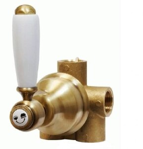 Изображение товара Переключатель потоков Migliore на 3 потребителя, бронза, BN.RIC-19451.BR