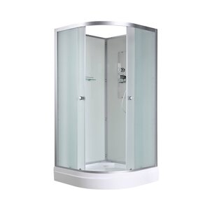 Изображение товара Душевая кабина AvaCan D2090N 90x90 см без крыши стекло матовое хром