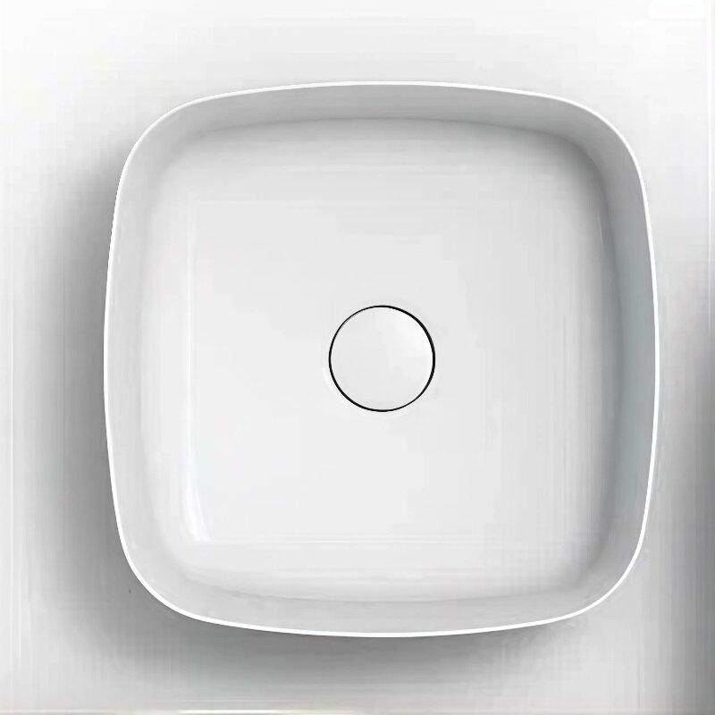 Изображение товара Раковина Arrow AP41024B-A 40 см фарфор белая накладная квадратная