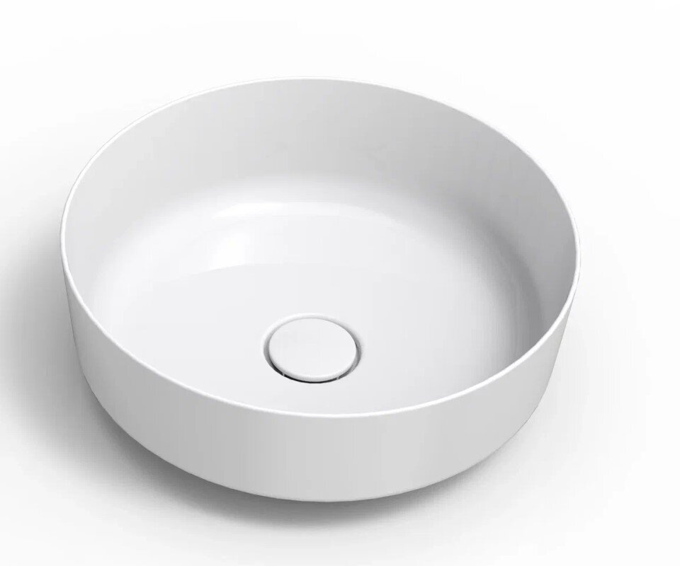 Изображение товара Раковина Arrow AP41025B-A 40 см фарфор белая накладная круглая без перелива