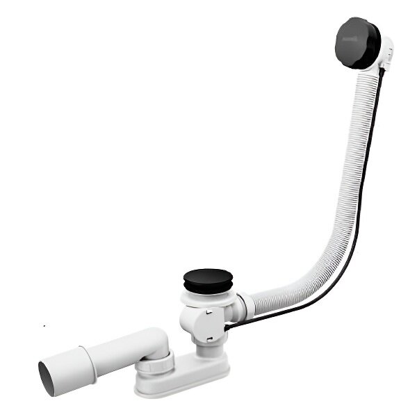 Изображение товара Слив-перелив для ванны Ravak X01846 80 см Formy City черный матовый