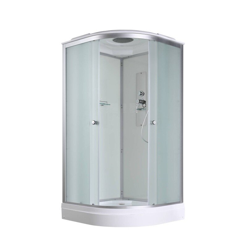 Изображение товара Душевая кабина AvaCan D2010 100x100 см с крышей и матовым стеклом Изображение товара Душевая кабина AvaCan D2010 100x100 см с крышей и матовым стеклом