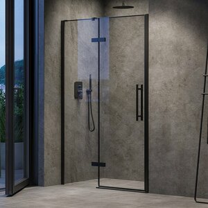 Изображение товара Душевая дверь Ravak Cool COSD2, X0VVAC300Z1, 100 см, стекло прозрачное, профиль черный