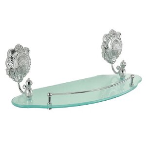 Изображение товара Полка с галереей Migliore Cleopatra 16665 хром настенная дизайн интерьер