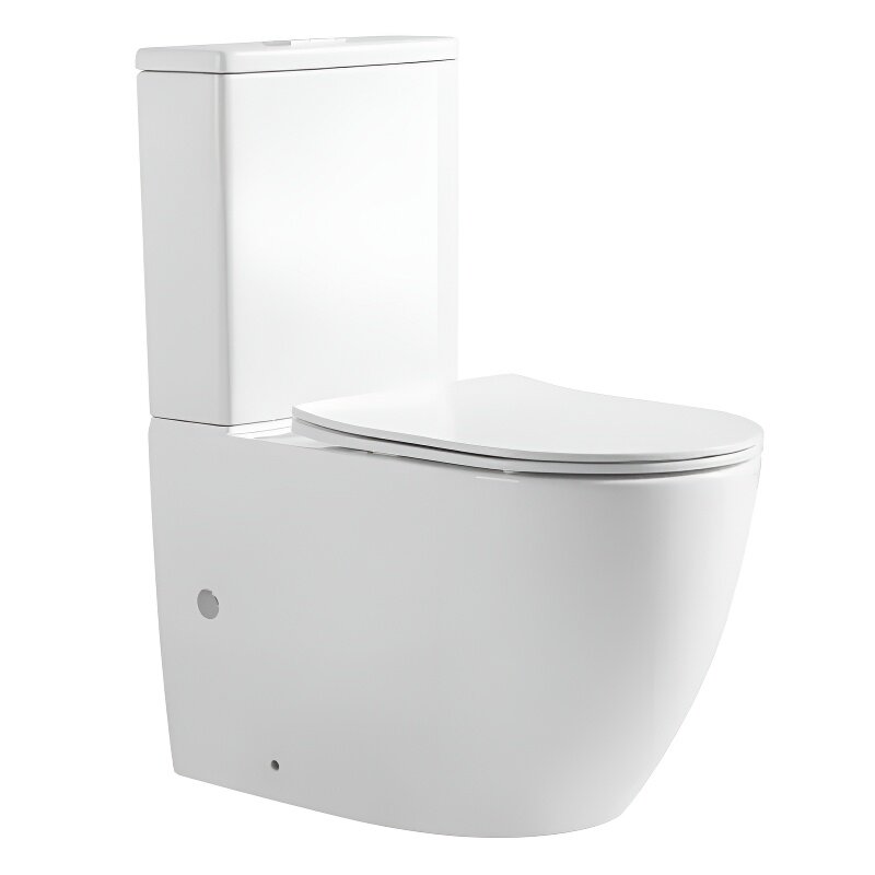 Изображение товара Унитаз напольный Arrow AHB2233H, белый, безободковый, с микролифтом