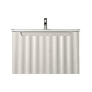 Изображение товара Тумба с раковиной Arrow ADGMD8G31008F-XZ/AP31008F, подвесная, 80 см, цвет кремовый матовый