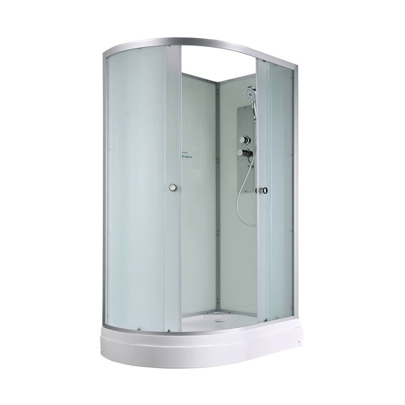 Изображение товара Душевая кабина AvaCan D2012LN/D2012RN 78014/78011, 120 x 80 см, без крыши, поддон низкий, левая/правая, стекло матовое, профиль хром Изображение товара Душевая кабина AvaCan D2012LN/D2012RN 78014/78011, 120 x 80 см, без крыши, поддон низкий, левая/правая, стекло матовое, профиль хром