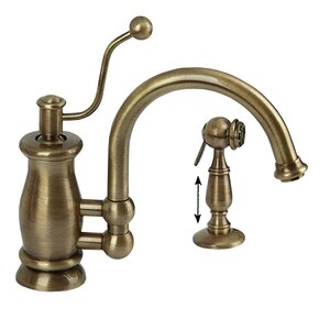 Изображение товара Смеситель для кухонной мойки Migliore Vivaldi, 18212, с выдвижной лейкой, бронза