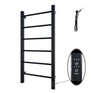 Изображение товара Электрический полотенцесушитель Altasan Каталея СП4080ЧМ, 80x40 см, нержавеющая сталь