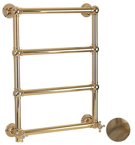 Изображение товара Полотенцесушитель Migliore Colosseum ML.CLS-EL.300.BR  48 x 72 см- бронза, провод слева