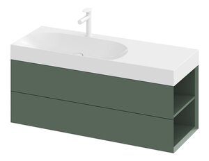 Изображение товара Тумба под раковину Ravak Lite SD 120 см, подвесная, зеленая