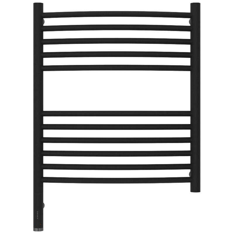 Изображение товара Полотенцесушитель электрический Сунержа Богема 3.1 выгнутая 15-6002-6050/15-6003-6050, высота 60 см, ширина 50, диммер слева/справа, цвет тёмный титан муар