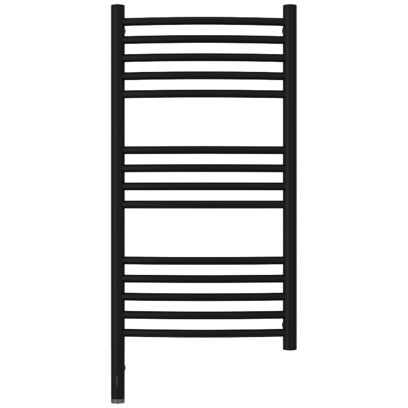 Изображение товара Электрический полотенцесушитель Сунержа Богема 3.1 выгнутая 80 см черный матовый