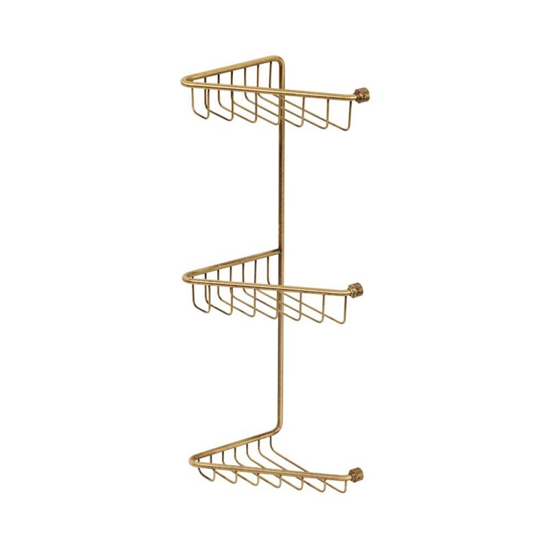 Изображение товара Полка-решетка тройная Migliore Complementi, 22031 (ML.COM-50.113.BR), бронза