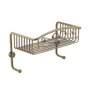 Изображение товара Полка-решетка с крючками Migliore Complementi 22027 - бронза
