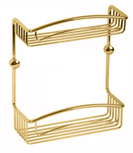 Изображение товара Решетка двойная Migliore Complementi ML.COM.DO-50.600 золотая для ванной