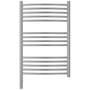 Изображение товара Полотенцесушитель электрический Сунержа Богема 3.1 выгнутая 071-6002-8050/071-6003-8050, высота 80 см, ширина 50, диммер слева/справа, цвет сатин