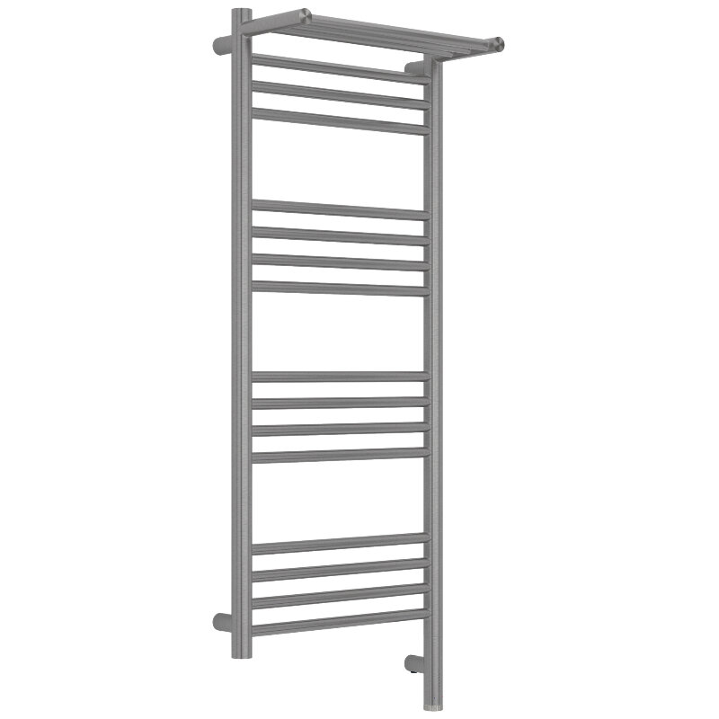 Изображение товара Полотенцесушитель электрический Сунержа Богема 3.1 с полкой, 071-6006-1040/071-6007-1040, высота 100 см, ширина 40, диммер слева/справа, цвет сатин