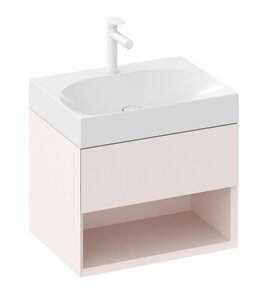 Изображение товара Тумба под раковину Ravak Lite SD X000001860, 60 см, подвесная, розовый