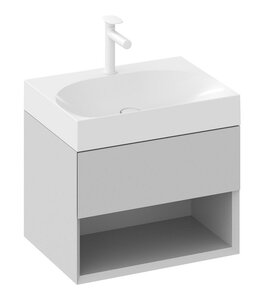 Изображение товара Тумба под раковину Ravak Lite SD X000001859, 60 см, подвесная, серый
