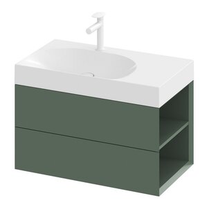 Изображение товара Тумба под раковину Ravak Lite SD 80 см подвесная правая зеленая