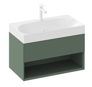 Изображение товара Тумба под раковину Ravak Lite SD X000001864, 80 см, подвесная, зеленый