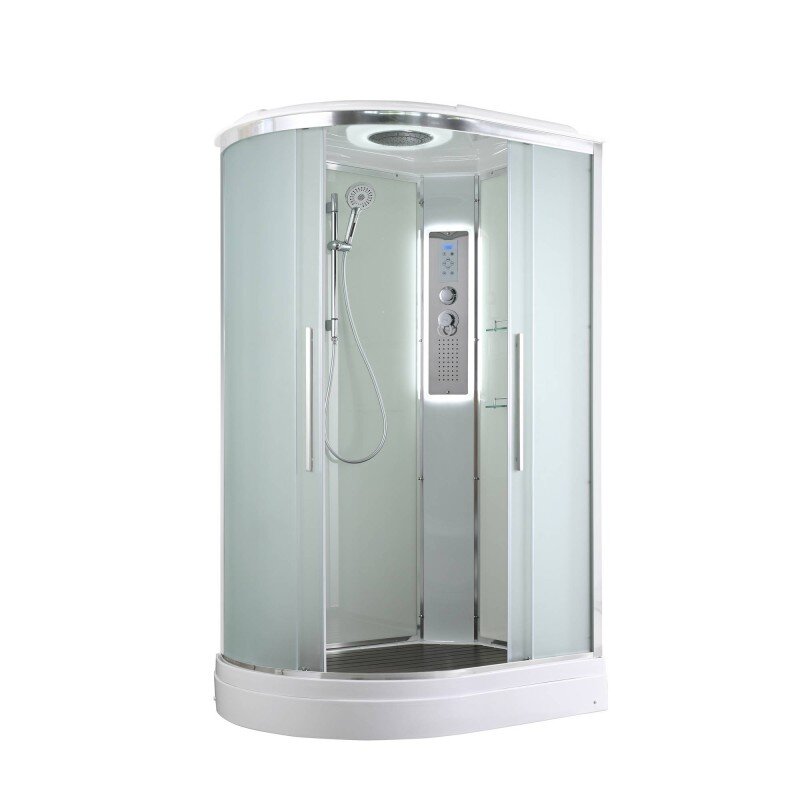 Изображение товара Душевая кабина AvaCan EM2811LLED 110x80 см с LED подсветкой и крышей