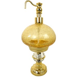 Изображение товара Дозатор жидкого мыла Migliore.CRistalia 16831 золото настольный с кристаллом Swarovski