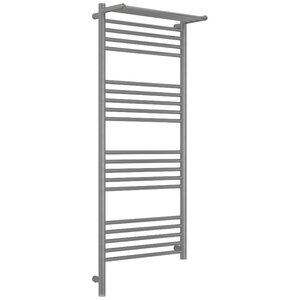 Изображение товара Полотенцесушитель электрический Сунержа Богема 3.1 с полкой, 071-6006-1250/071-6007-1250, высота 120 см, ширина 50, диммер слева/справа, цвет сатин