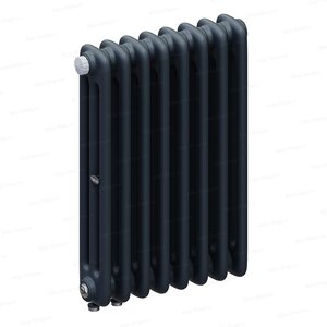 Изображение товара Радиатор стальной трубчатый Rifar Tubog Ventil 3057-8-DV1, TUB 3057-8-DV1-AN, 8 секций, нижнее подключение, антрацит матовый