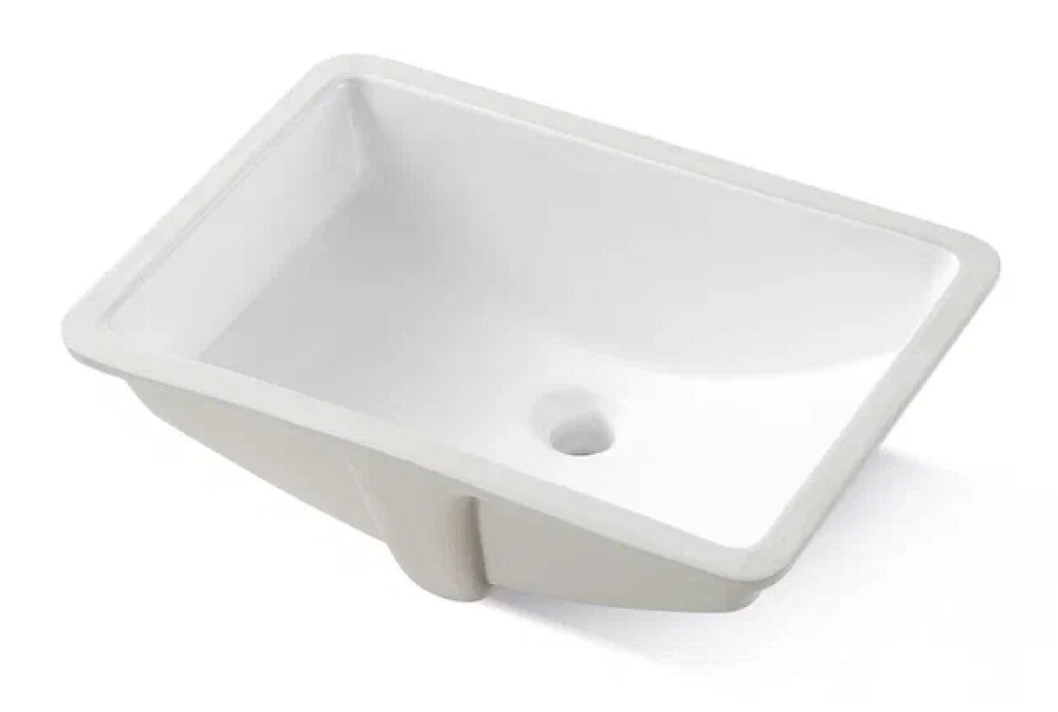 Изображение товара Раковина Agger ASB01530 52 см фарфор белая угловая металлический слив