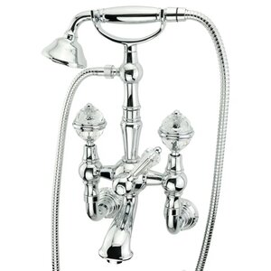 Изображение товара Миглиоре CRistalia 18585 смеситель для ванны и душа хром двухзахватный