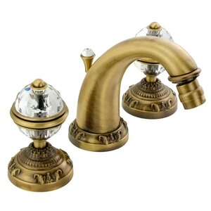 Изображение товара Смеситель для биде Migliore.CRistalia 18579 бронза дву-вентильный с кристаллами Swarovski