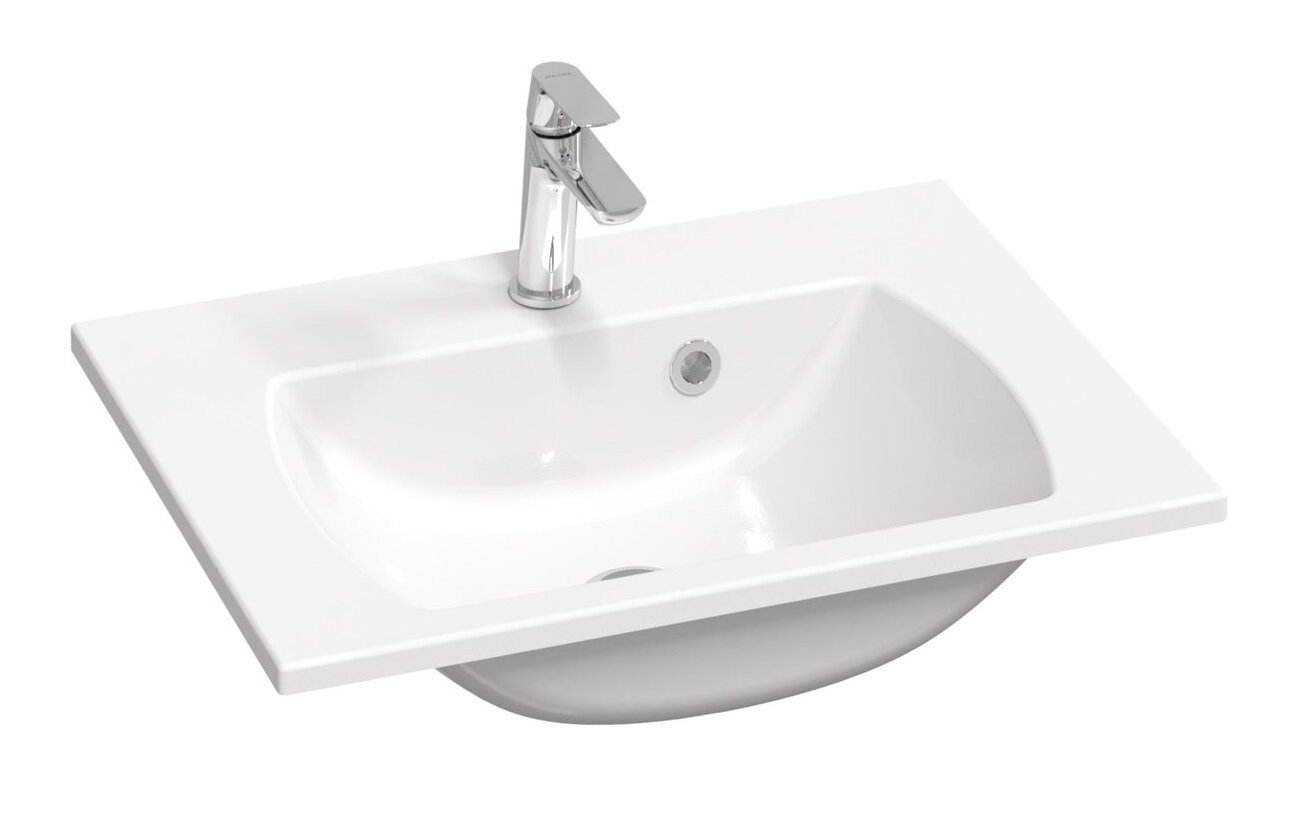 Изображение товара Раковина Ravak Classic II Slim XJX01160004, 60 см, искусственный камень, белый Изображение товара Раковина Ravak Classic II Slim XJX01160004, 60 см, искусственный камень, белый