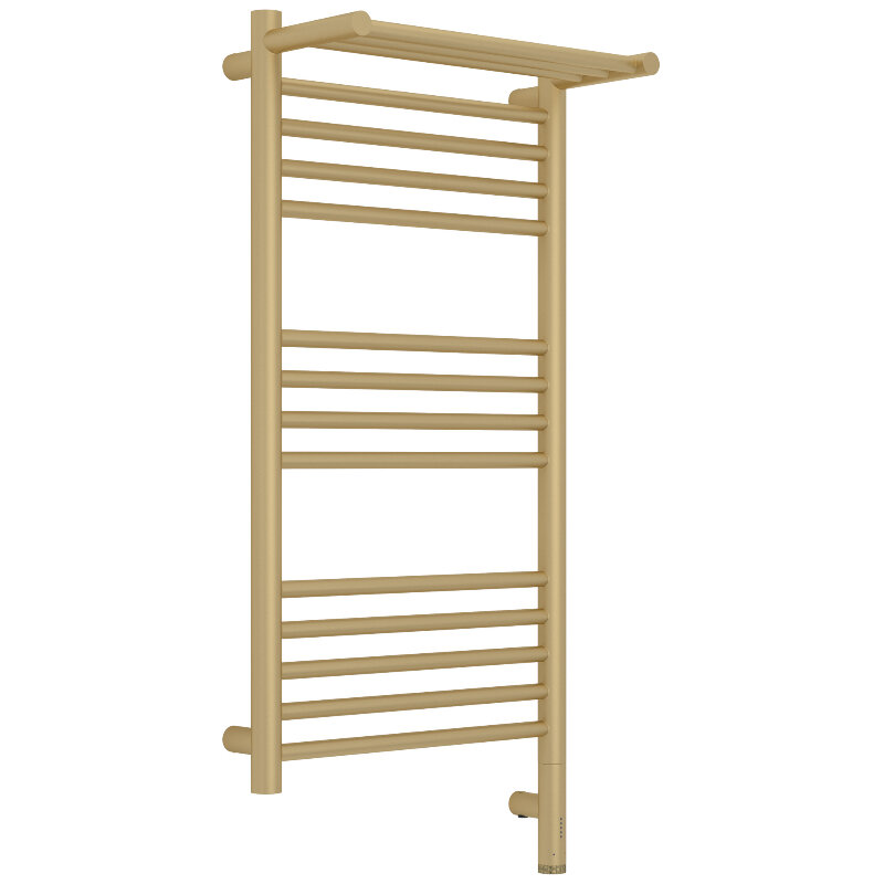 Изображение товара Электрический полотенцесушитель Сунержа Богема 3.1 с полкой 80х40 см нержавеющая сталь