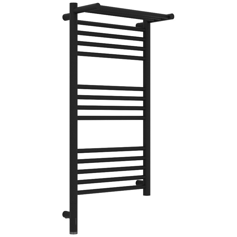 Изображение товара Электрический полотенцесушитель Сунержа Богема 3.1 с полкой 80 см тёмный титан муар