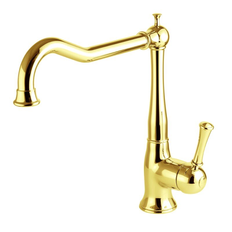 Изображение товара Смеситель Migliore Dallas 18270 для кухни золото горизонтальный однорычажный