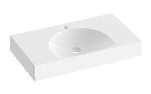 Изображение товара Раковина Ravak Lite XJX01280004, 80x45 см, прямоугольная, искусственный камень