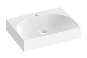 Изображение товара Раковина Ravak Lite XJX01260004 60 см прямоугольная искусственный камень белая