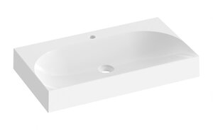 Изображение товара Раковина Ravak Lite XJX01280005 80 см из искусственного камня белая